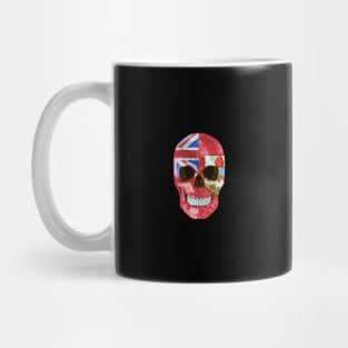 Bermuda Flag Skull - Gift for Bermudian With Roots From Bermuda Mug